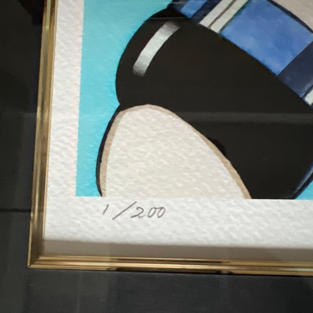 美品手塚治虫　アトム(スマイル) ピエゾグラフ紙仕様　版上サイン有り200部限定