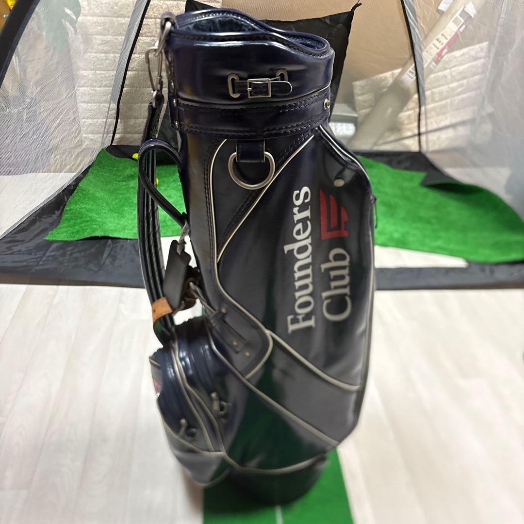 BURTON製　Founders Club ゴルフバッグ ネイビー　レトロ