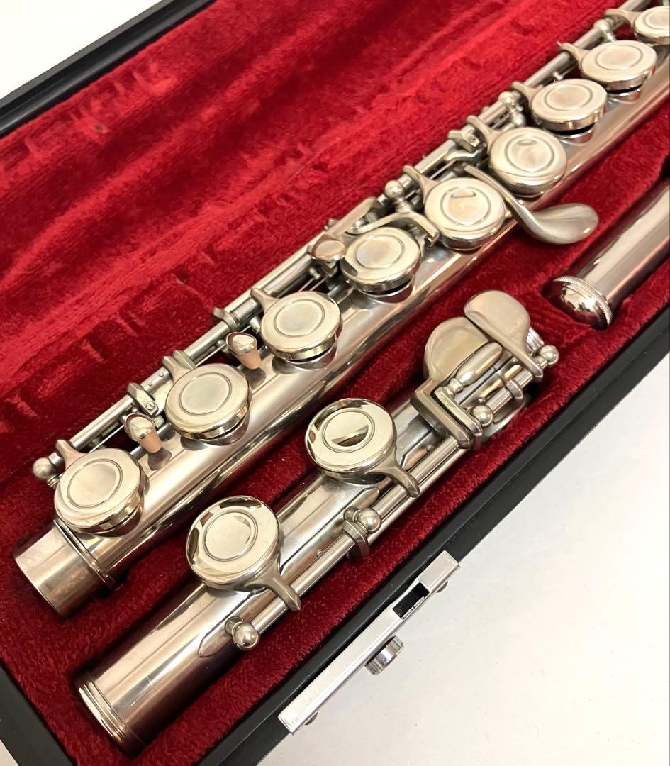 演奏確認 送料無料 YAMAHA フルート YFL-211 Eメカ搭載 銀メッキ