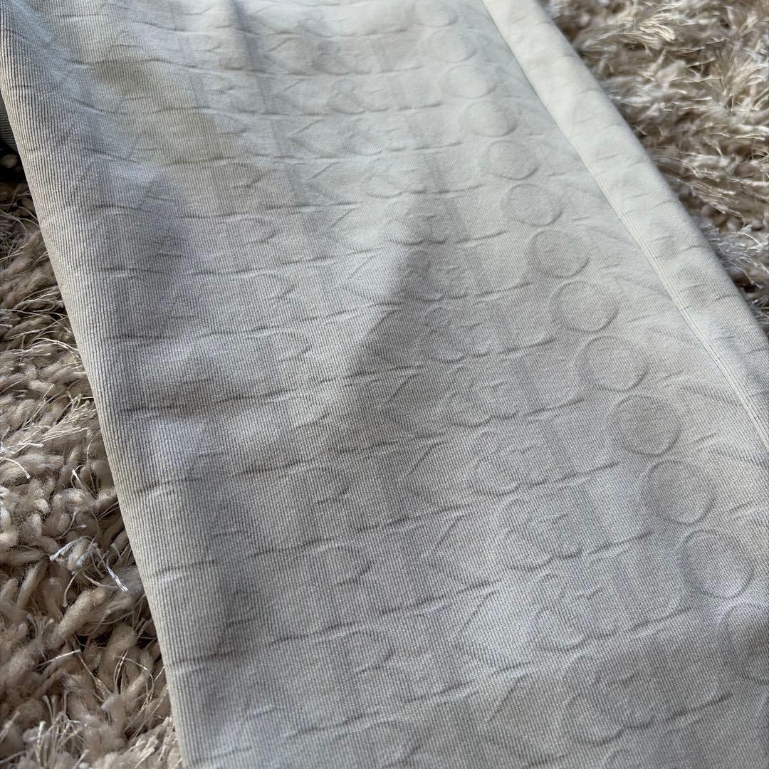 MARK&LONA マークアンドロナ ストレッチ パンツ ロゴ総柄グレー50