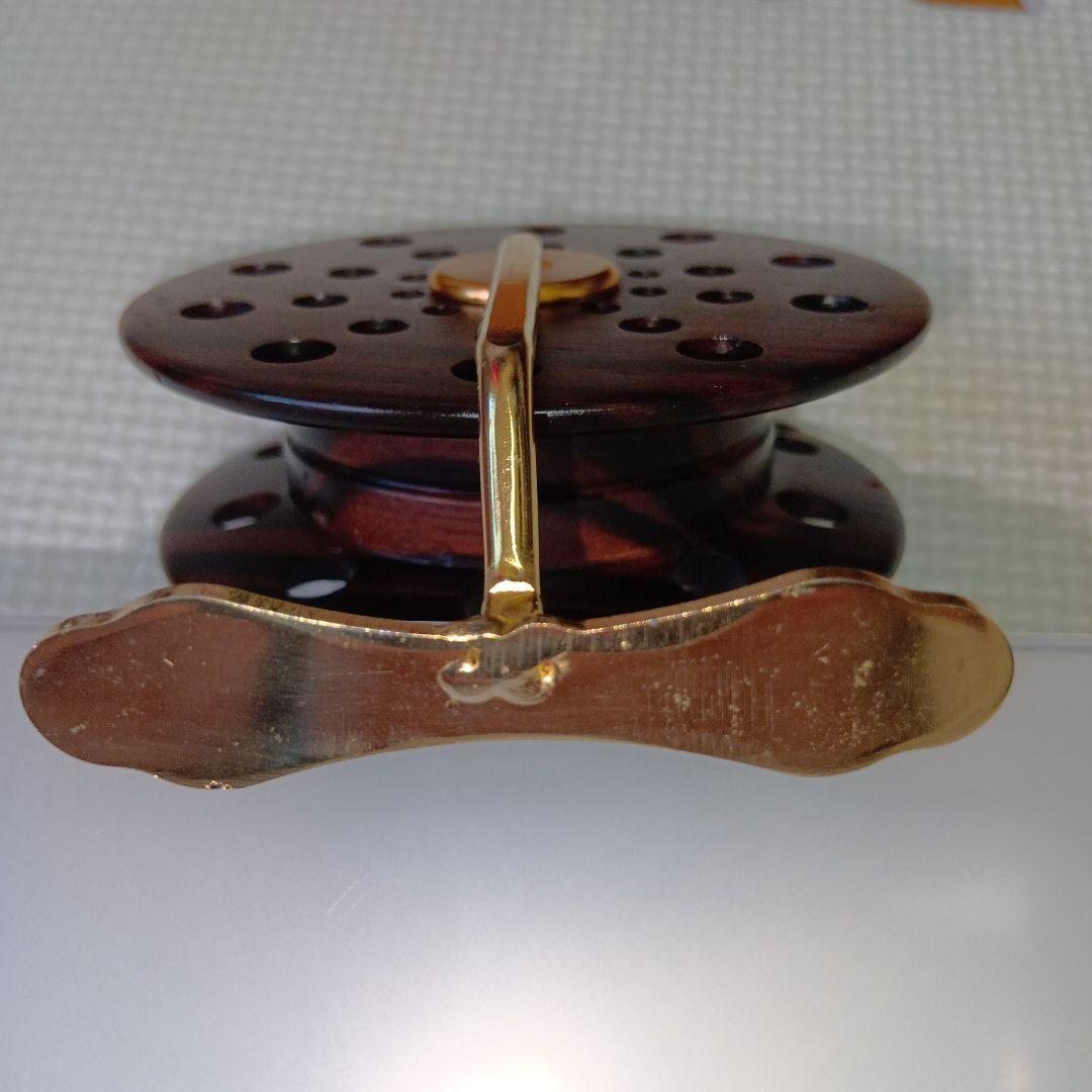 サクラ　大江戸リール　黒檀製　金色足付　85型