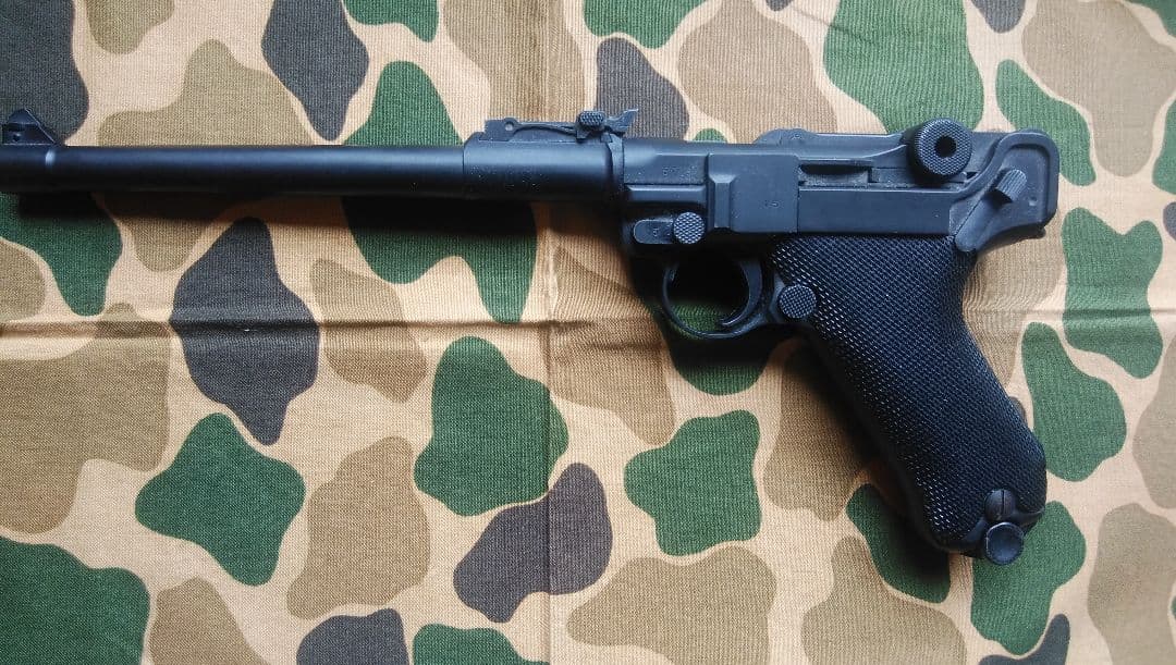 ガスガンタナカルガーp08、8インチヘビーウェイトモデル、対象18歳以上。