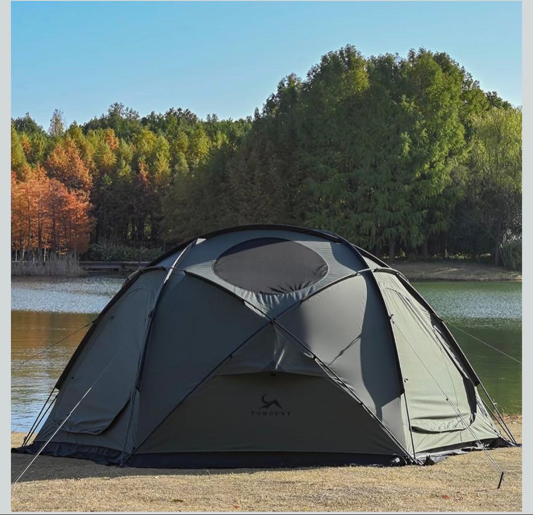 tomount キャンプテント 410×355×190cm 4〜6人用