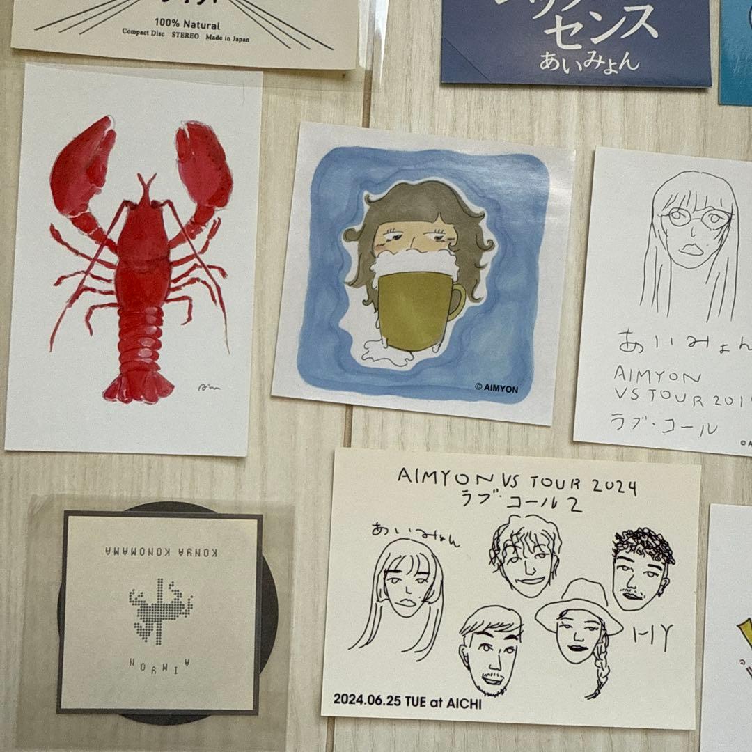 あいみょん　ステッカー　特典　ライブ　配布物　タトゥーシール　カード
