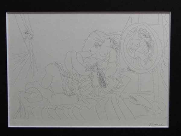 ピカソ　・PICSSO、豪華大判 限定額装版、サイン入り　No297