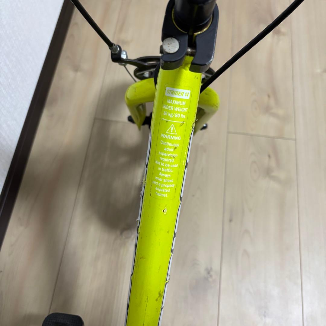 STRIDER 14X 幼児用自転車 ライムイエロー