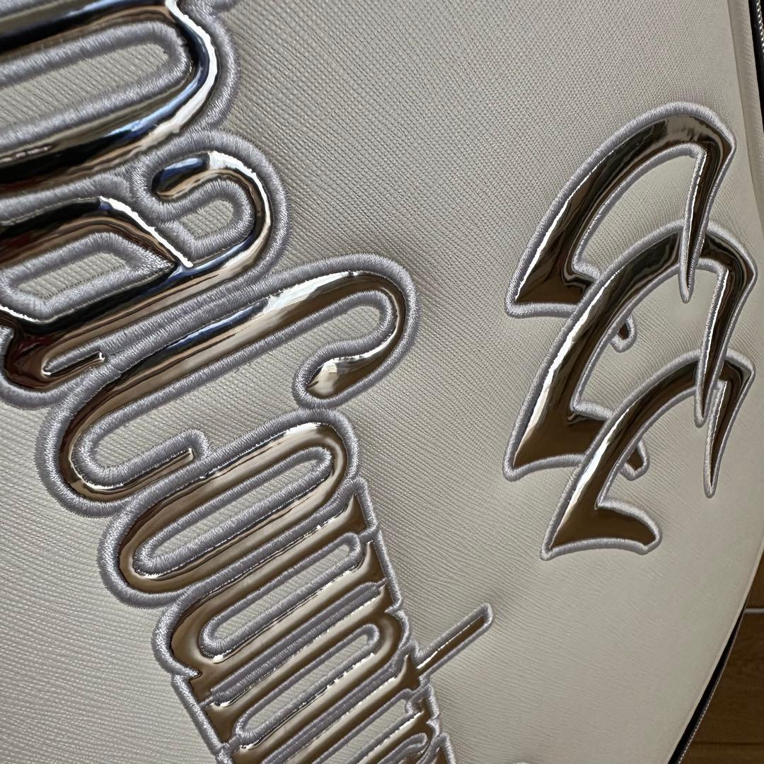 美品 千葉カントリークラブ キャディバッグ 8.5型 ホワイト