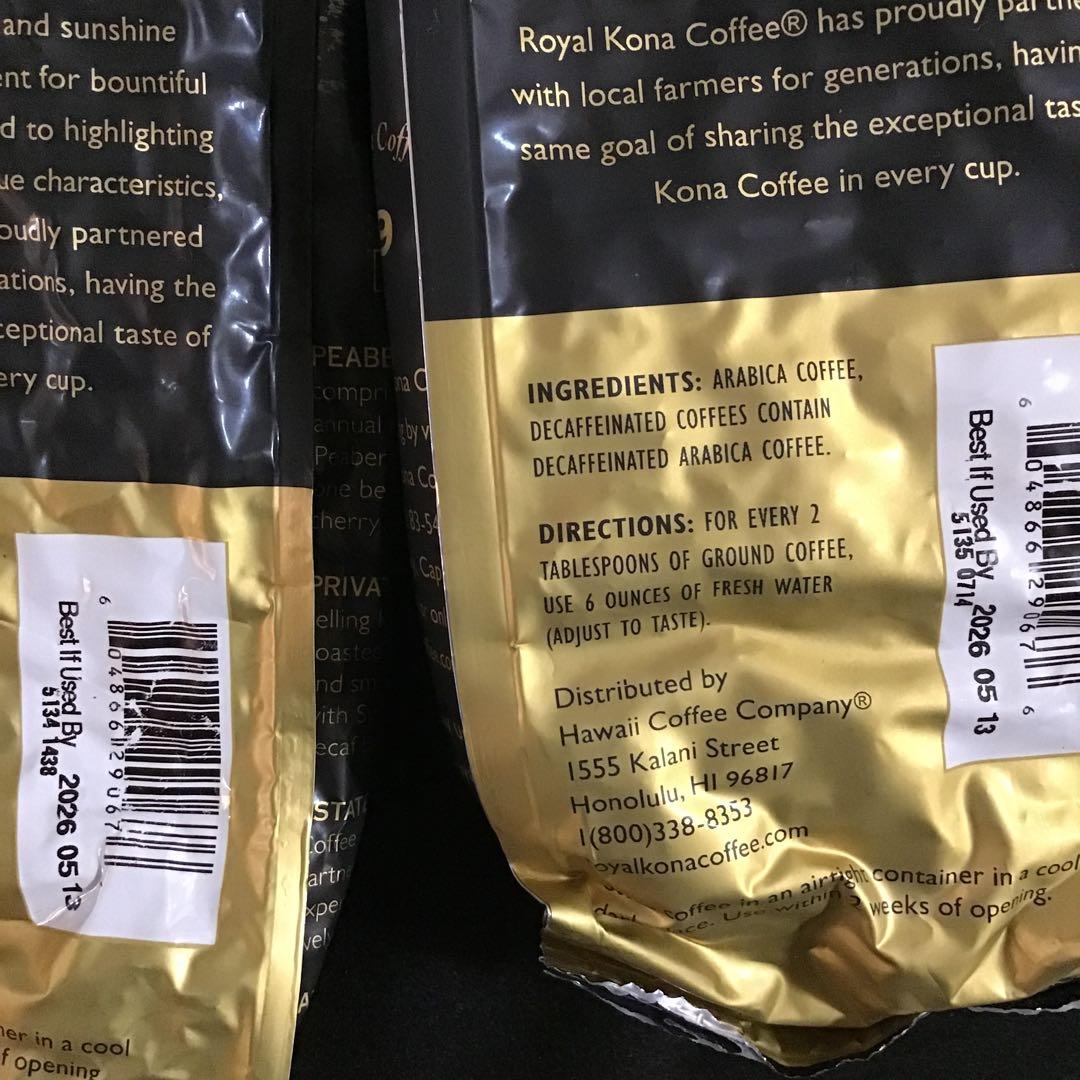  KONA coffee ロイヤル　豆7袋粉7袋