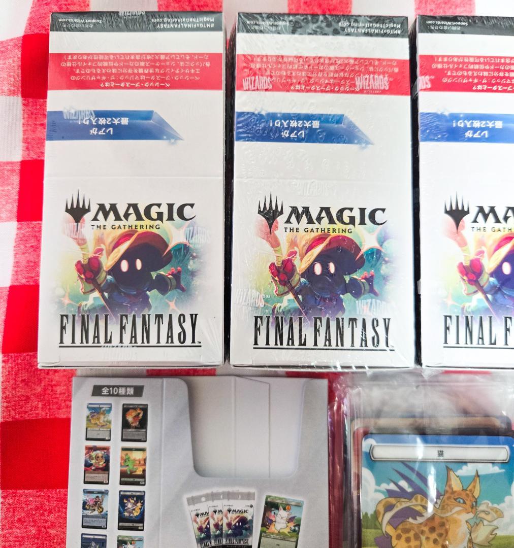 新品未開封 マジックザギャザリング ファイナルファンタジー BOX+プラトークン