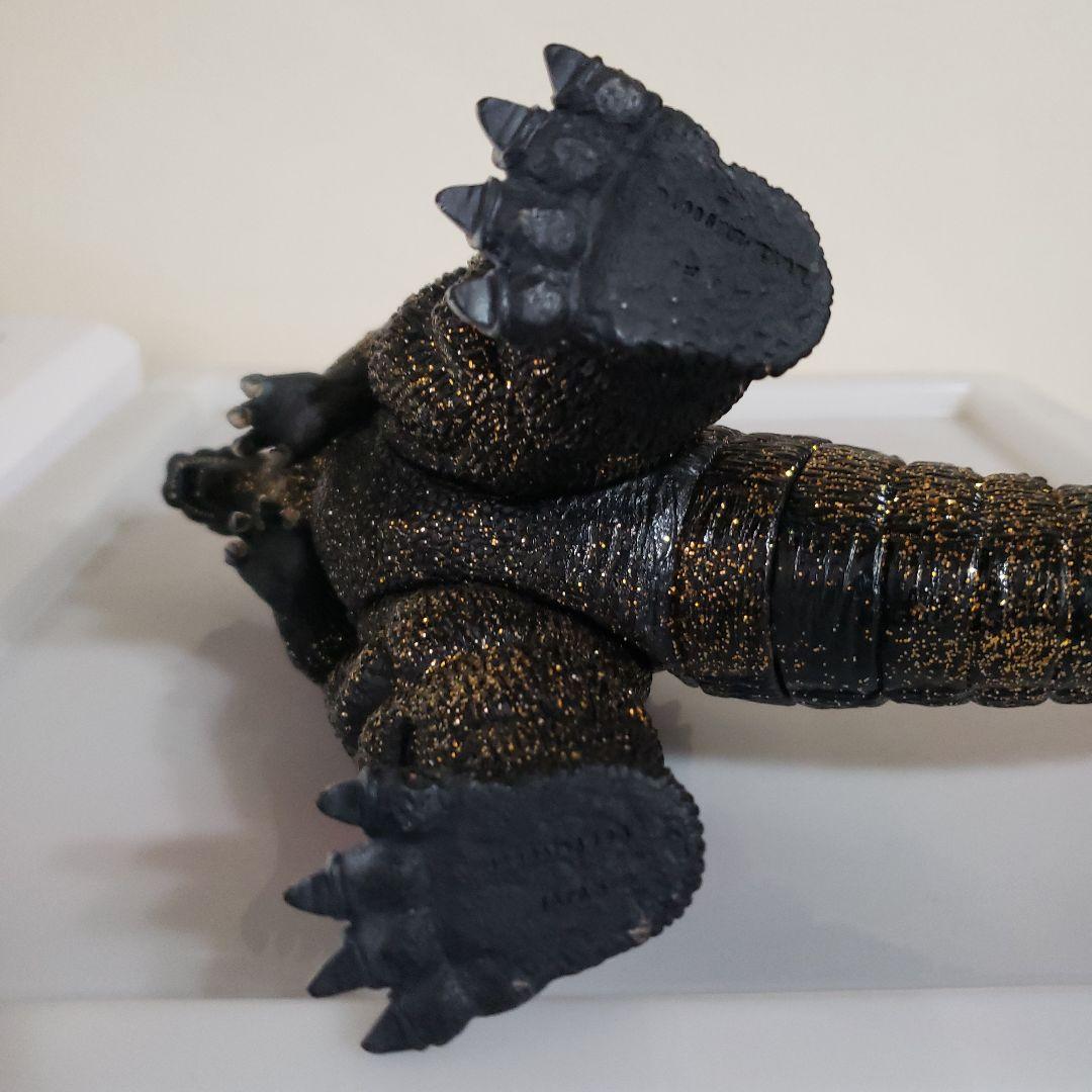 バンダイ　ソフビ　世紀末覇王ゴジラ 黒と金のラメ 約30cm