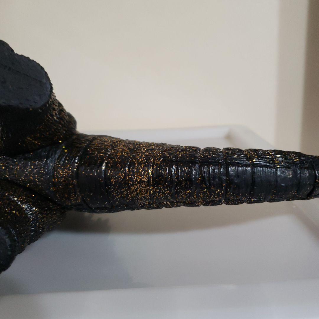 バンダイ　ソフビ　世紀末覇王ゴジラ 黒と金のラメ 約30cm