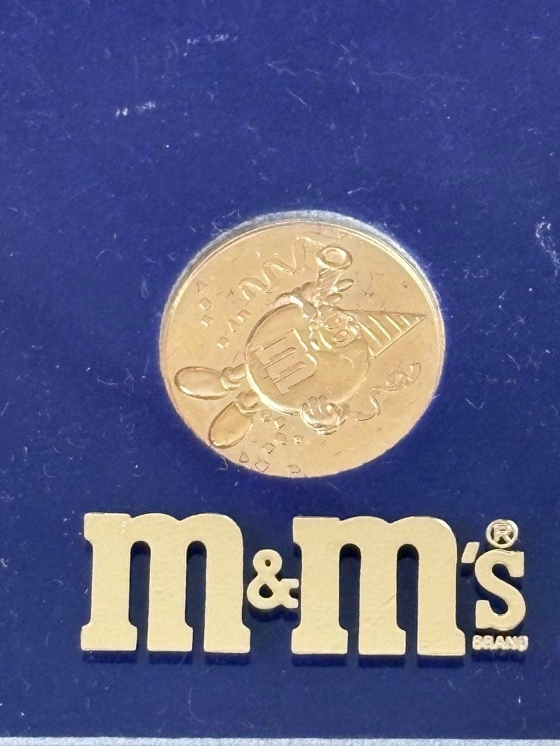 m&m's チョコレート　50周年記念1/10オンス　純金(24K) 約3.2g