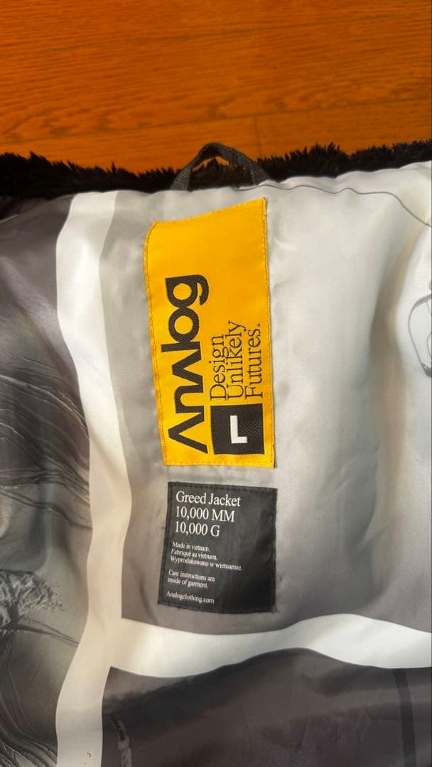 Analogアナログスノボーウェア　ジャケット［L］