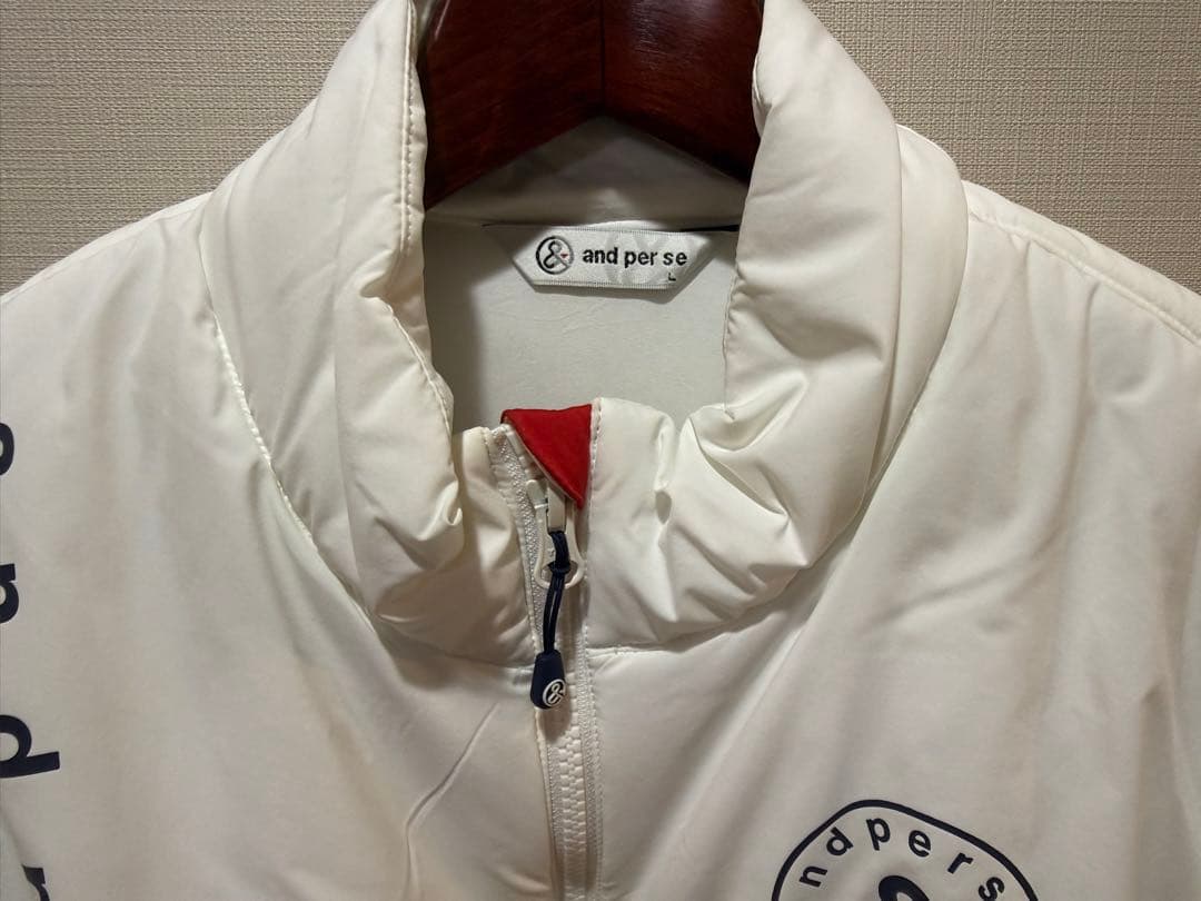アンパスィ and per se メンズ ブルゾン　ゴルフ L ダウン