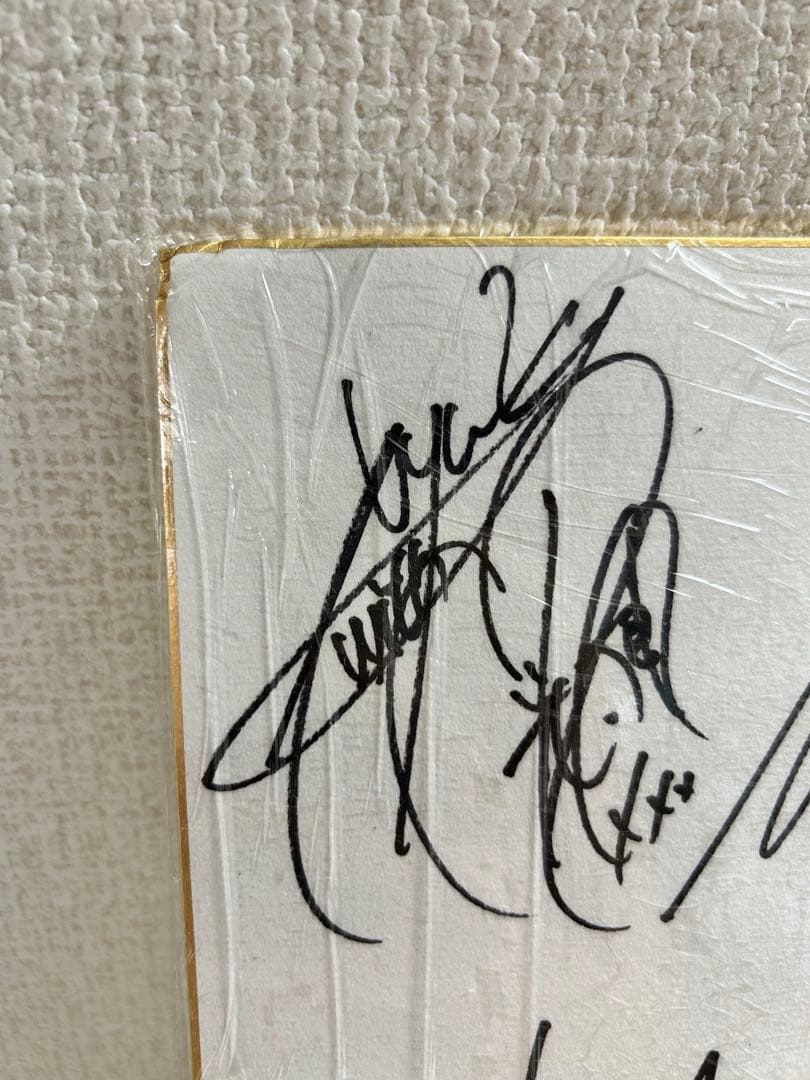 【激レア(小野大輔さんなど、合計9名)】 電波教師 直筆 寄せ書きサイン色紙