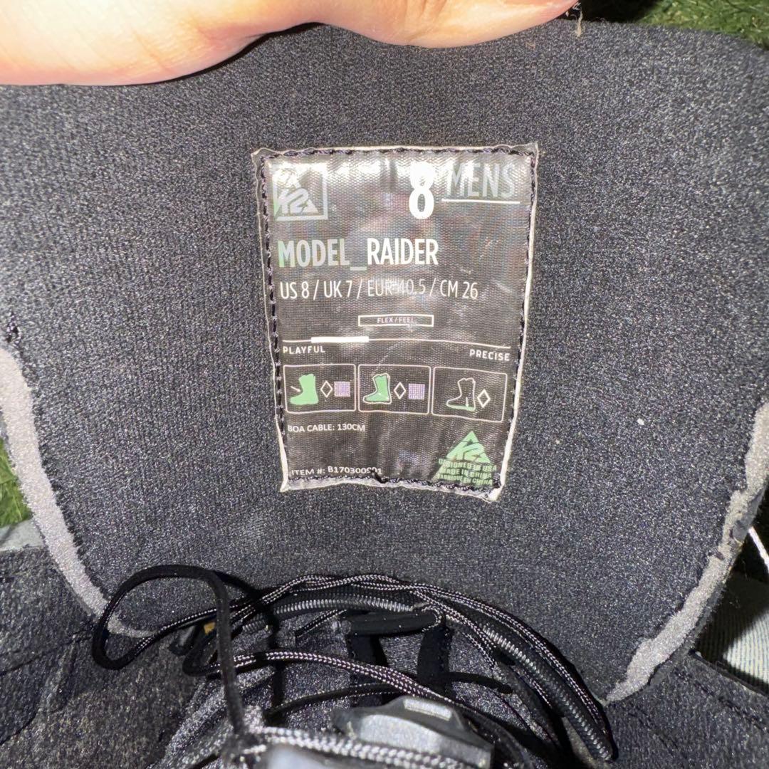 スノーボードブーツ ブラック