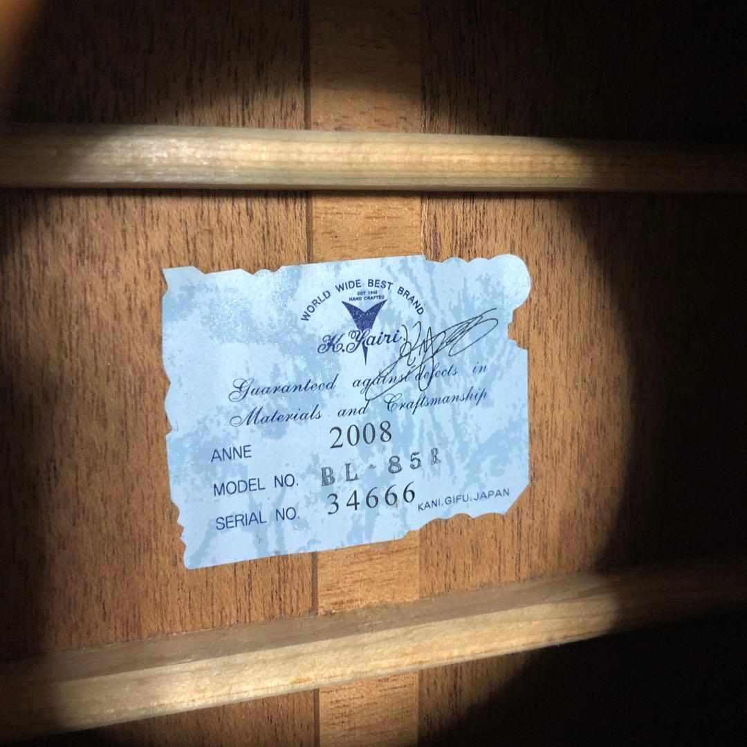 K.YAIRI BL85R 2008年製 アコースティックギター