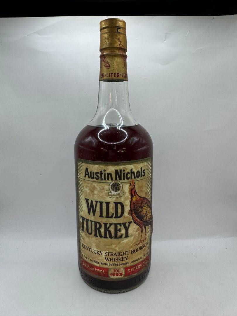 未開封　WILD TURKEY 8年　旧ラベル101 PROOF 1000ml