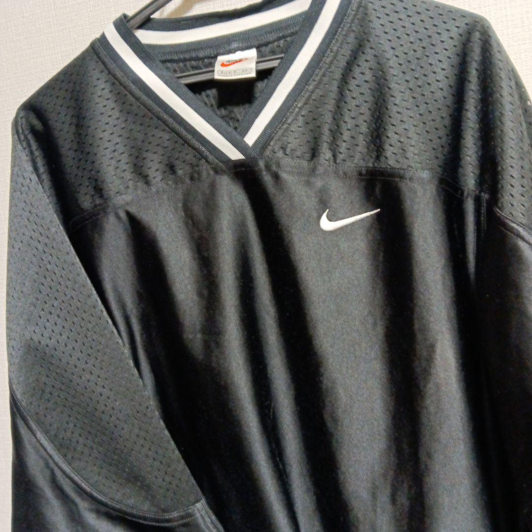 Nike メッシュ Vネックシャツ ブラック