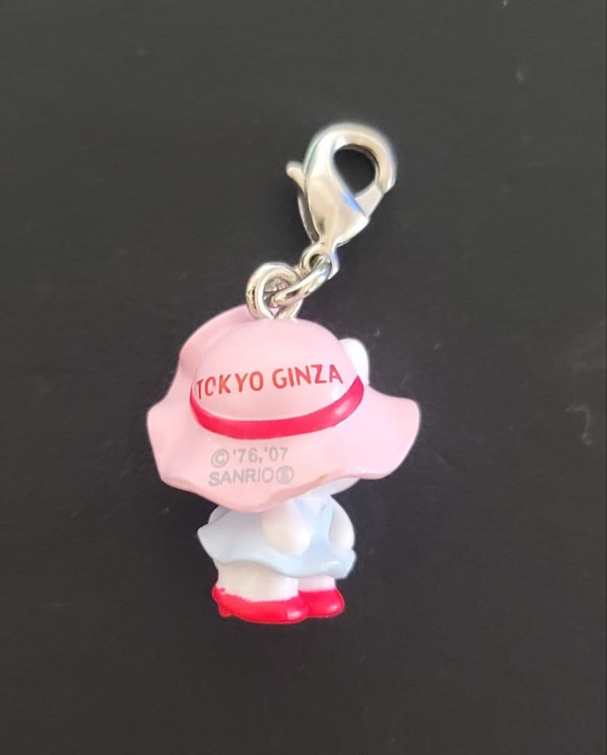 レア ご当地キティ　東京限定　銀座カンカン娘　ファスナーマスコット 2007年