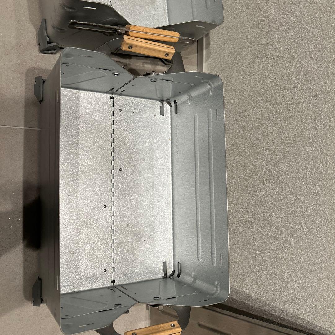 スノーピーク シェルフコンテナ25 2個セット　マイテーブル天板1枚