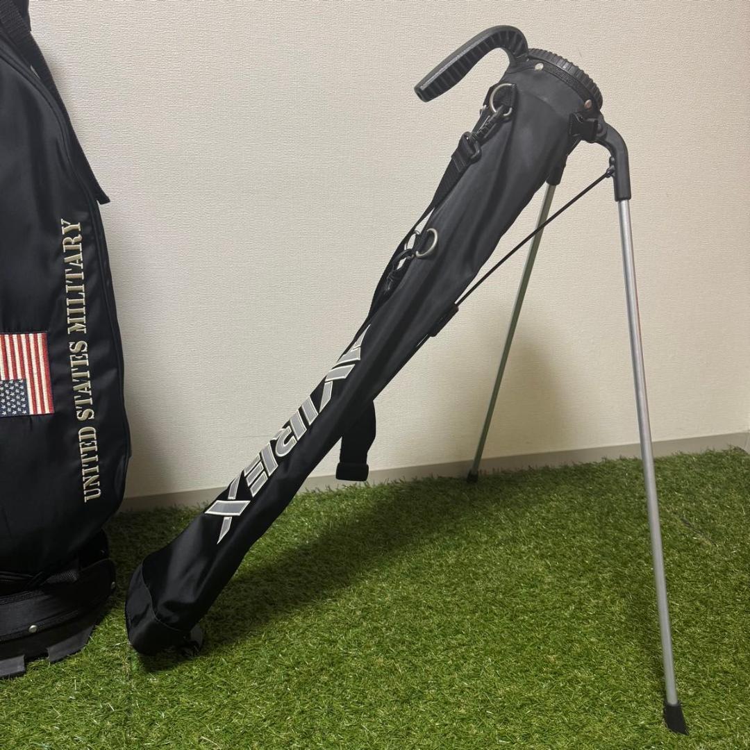 美品 AVIREX GOLF セルフスタンド キャディバッグ 2022年モデル