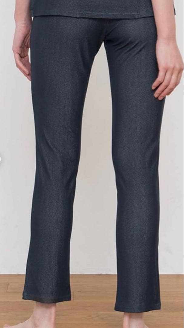 【新品】SUKALA リブデニムレギパンMネイビー