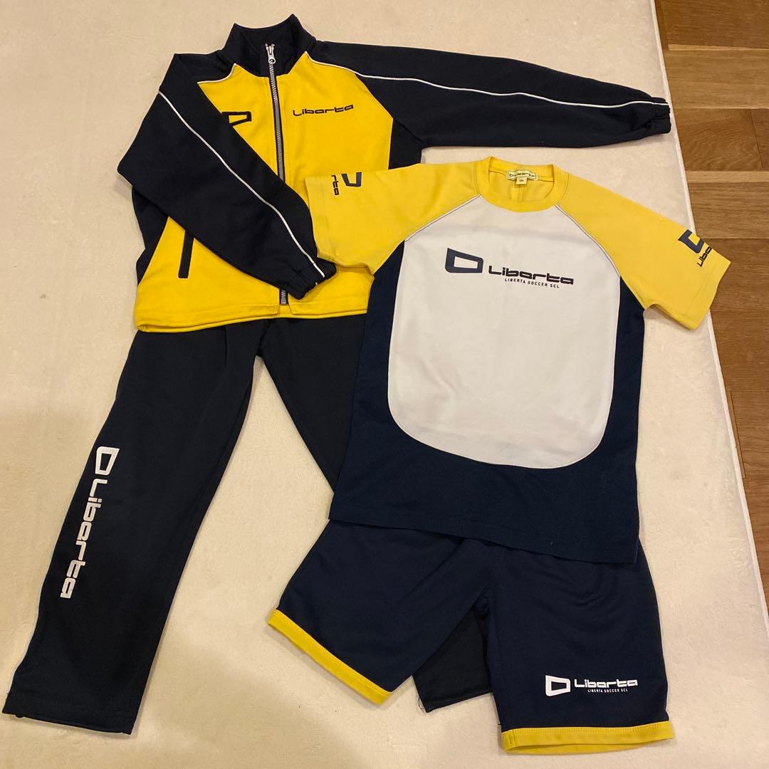 リベルタ　サッカーウェア・カバンセット　130cm