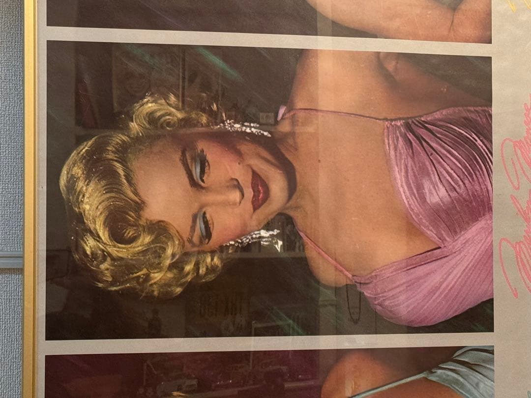 値引き最安値★マリリンモンロー★ロングポスター★激レア★特注額付き