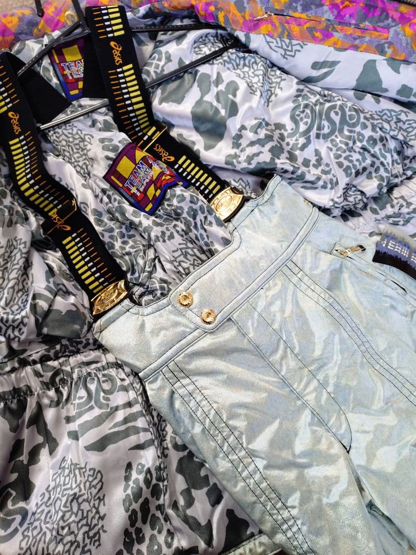 アシックス「TEAM ASICS」スキーウェア上下　希少　新品・未使用・タグ付き