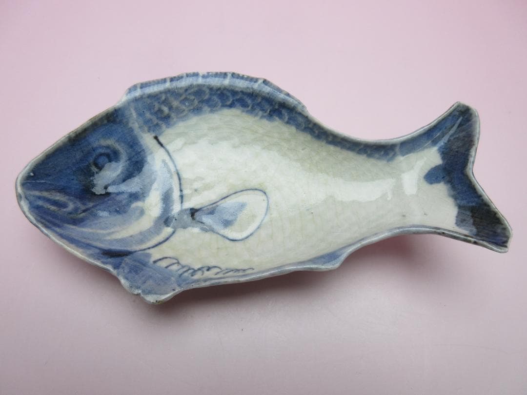 江戸中期頃 古伊万里 魚形 向付 5客 TN79 70724