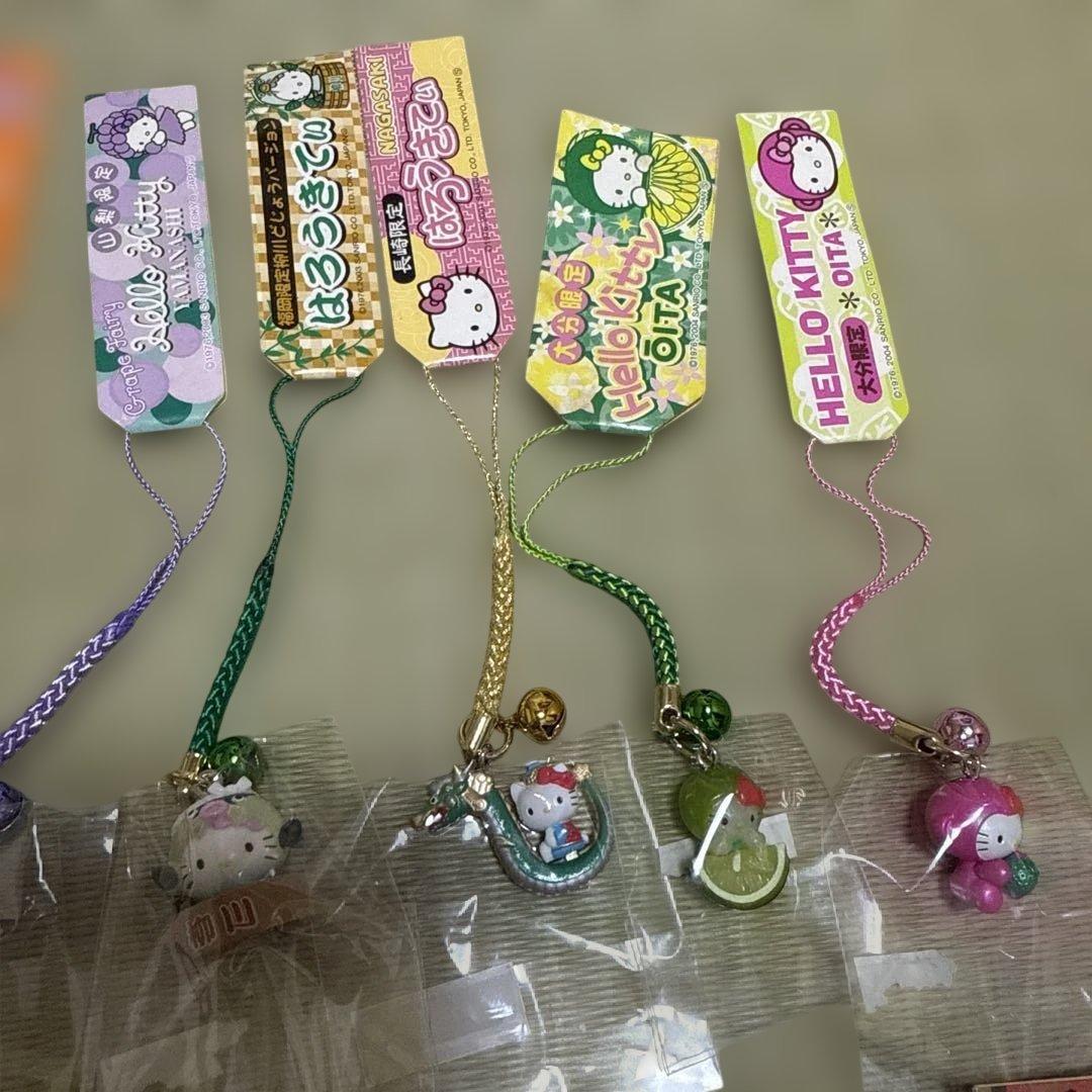 ご当地キティ 根付　14個セット【バラ売り不可】　キティちゃん　ハローキティ