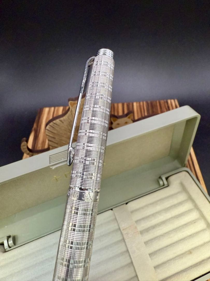 PARKER 万年筆 75 プレイスペンドーム エコセー S.P 14K