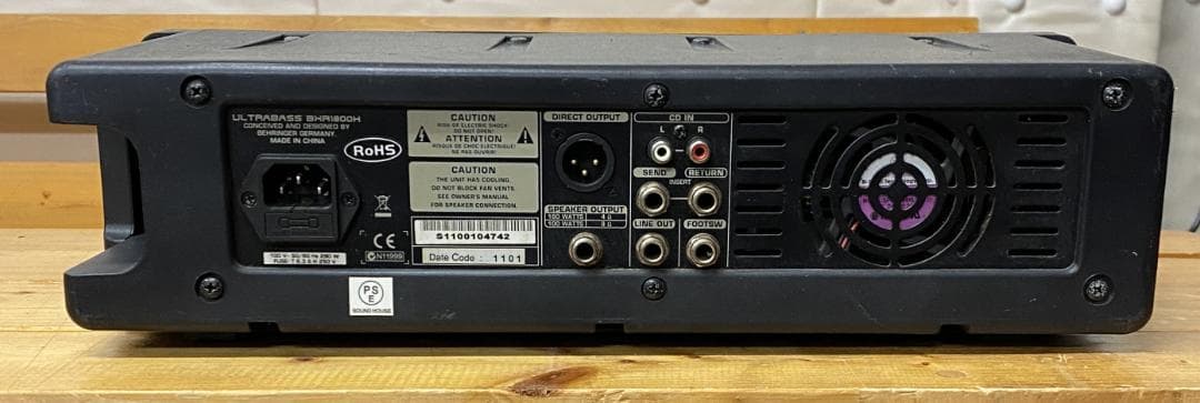 【最終値下げ】Behringer BH1800H ベースヘッド 動作良好