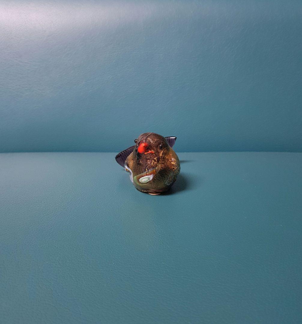 鳥 小鳥 Murano ムラーノガラス 置物 インテリア ガラス細工 飾り物