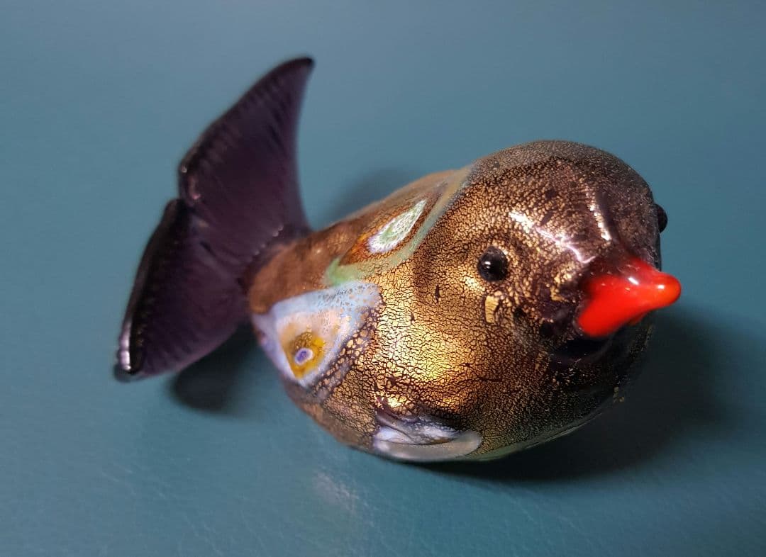 鳥 小鳥 Murano ムラーノガラス 置物 インテリア ガラス細工 飾り物