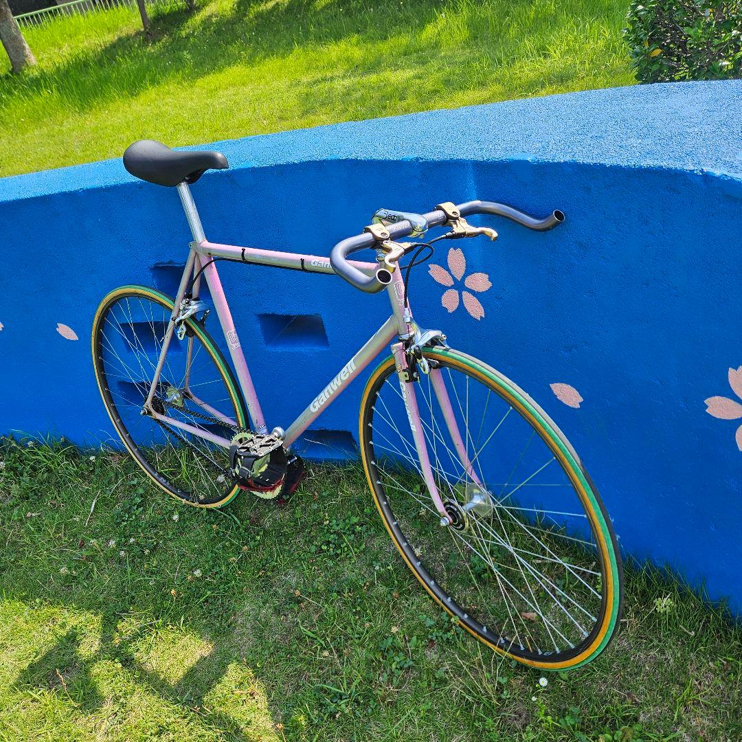 ganwell ガンウェル　ピスト　54　シングル　固定　競輪　njs