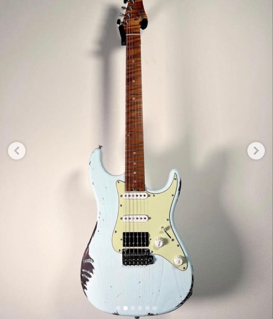 ギター infinite Trad ST Sonic Blue Heavy Aged