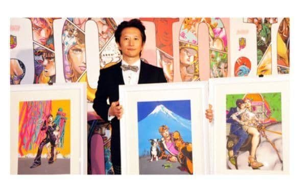 新品・未展示　ジョジョ展　GUCCIコラボ　徐倫&ブチャラティ　荒木飛呂彦原画展