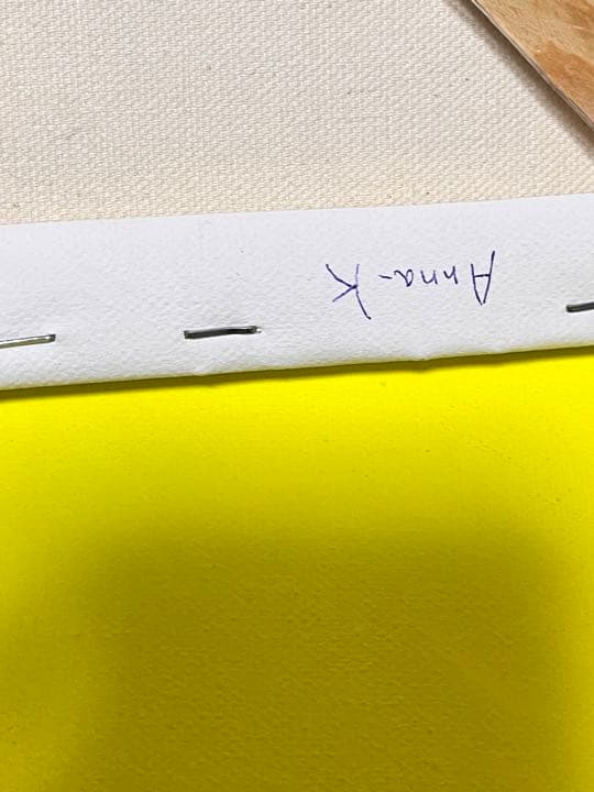 絵画　ANNA．Ｋ　冬　蝶　輪