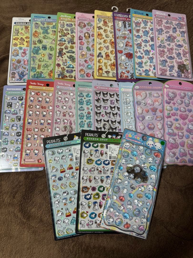 ボンボンドロップシール ディズニー クラシック プリンセス まとめ売り