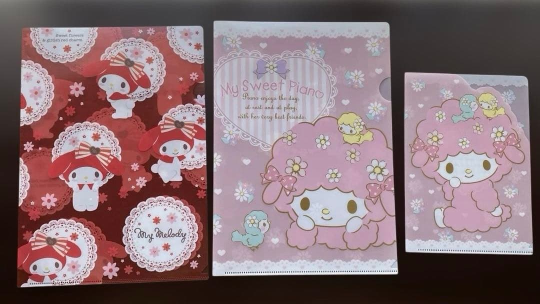 ハローキティ マイメロディ シュガーバニーズ メモ・レターセット・ファイルなど