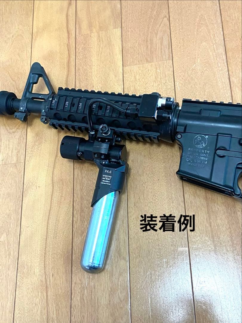 CO2レギュレータ フォアグリップタイプ 38g メーター付き外部ソース