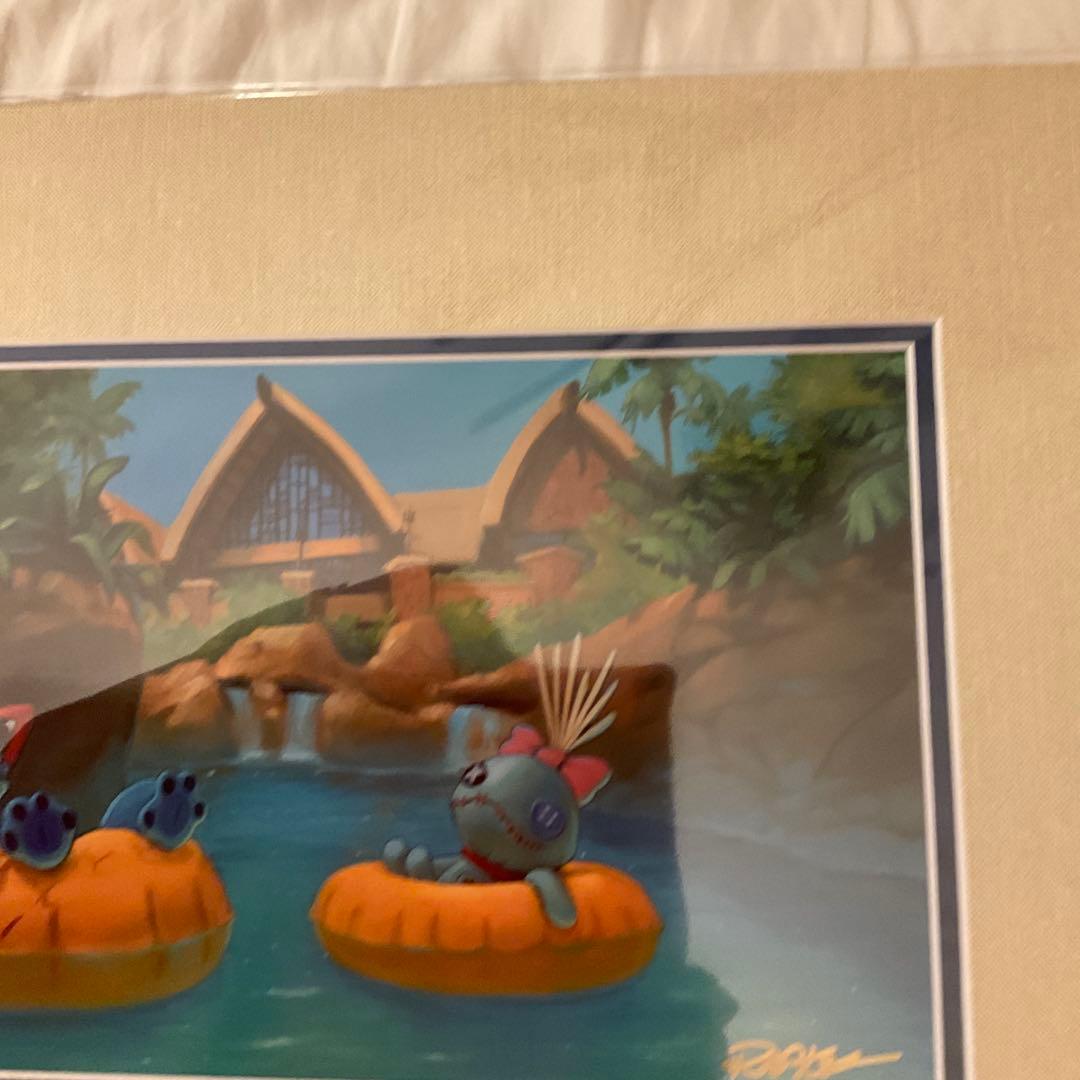 アウラニディズニー　スティッチアート