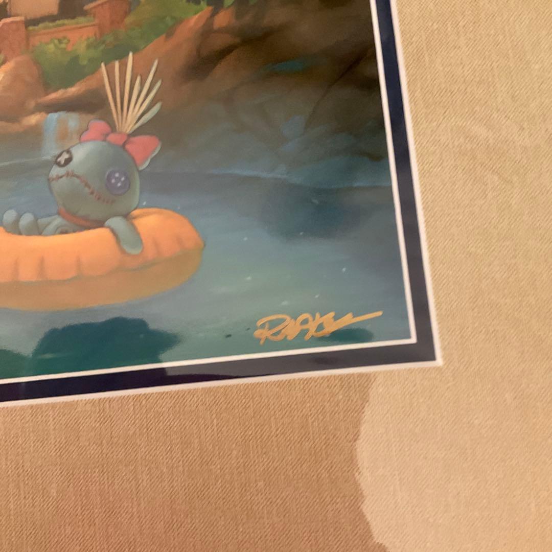 アウラニディズニー　スティッチアート