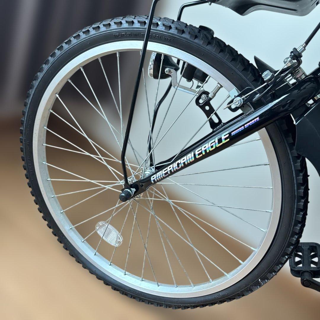 アメリカンイーグル 自転車 ブルー 24インチ