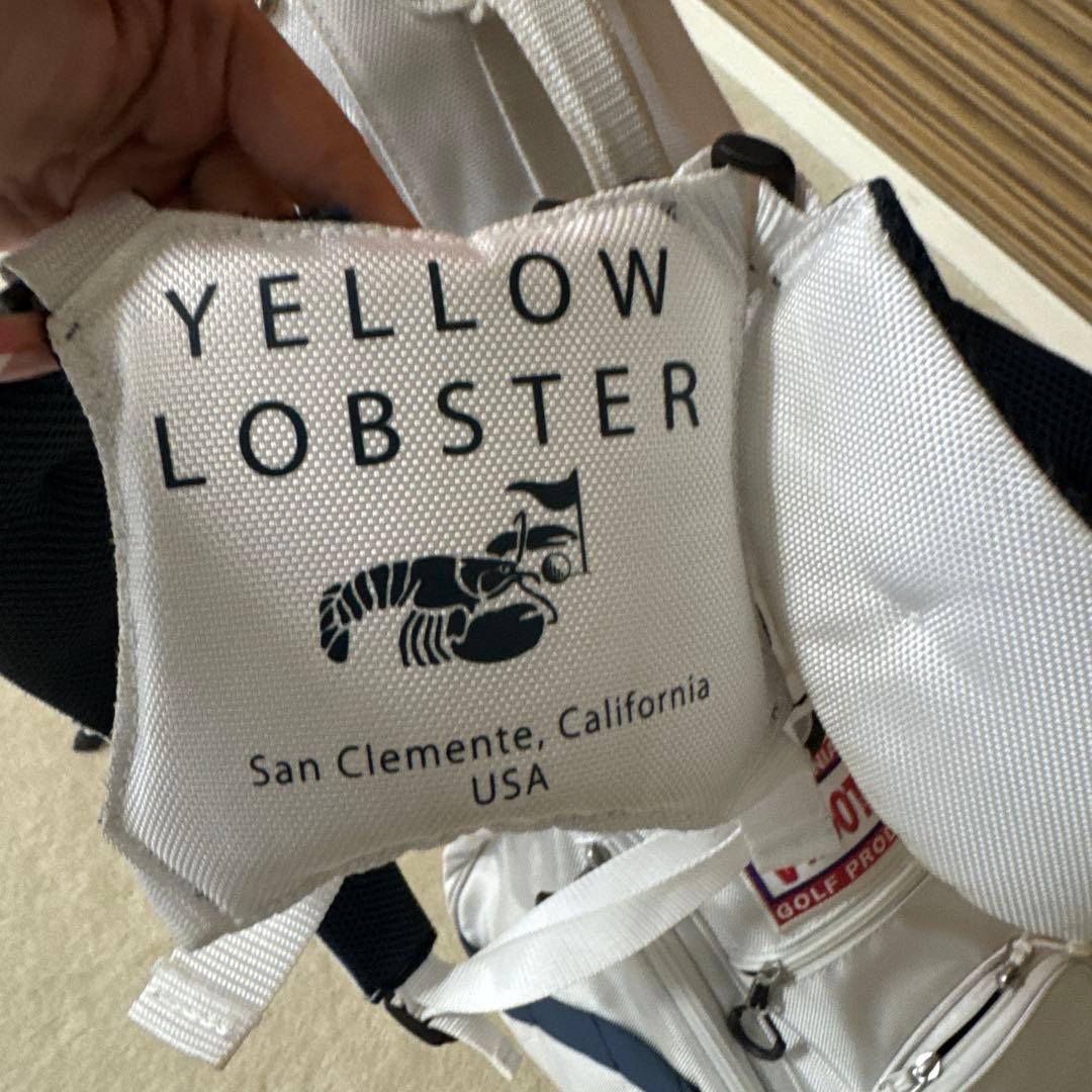 イエローロブスター スタンド付きキャディーバッグ