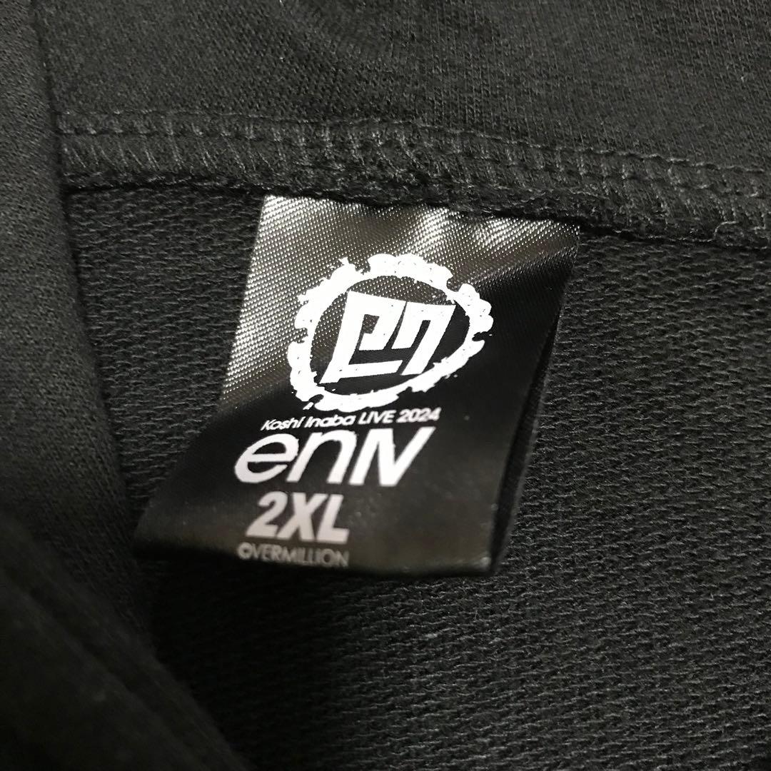 【美品】【2XLサイズ】稲葉浩志 LIVE 2024 〜enⅣ〜 パーカー