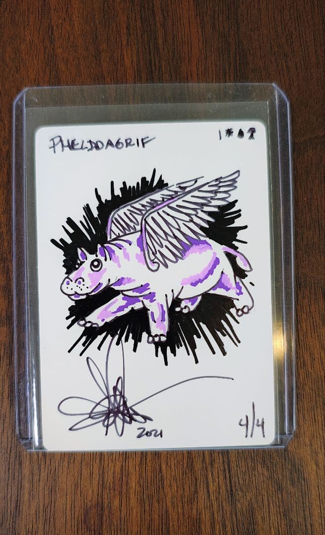 Phelddagrif フェルダグリフ　Amy weber 直筆サインスケッチ