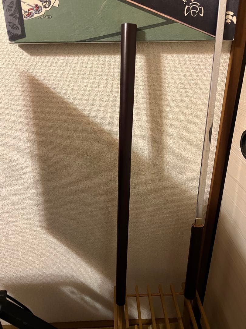 座頭市 仕込み 杖 楕円茶鞘 模造刀 仕込み刀 レプリカ